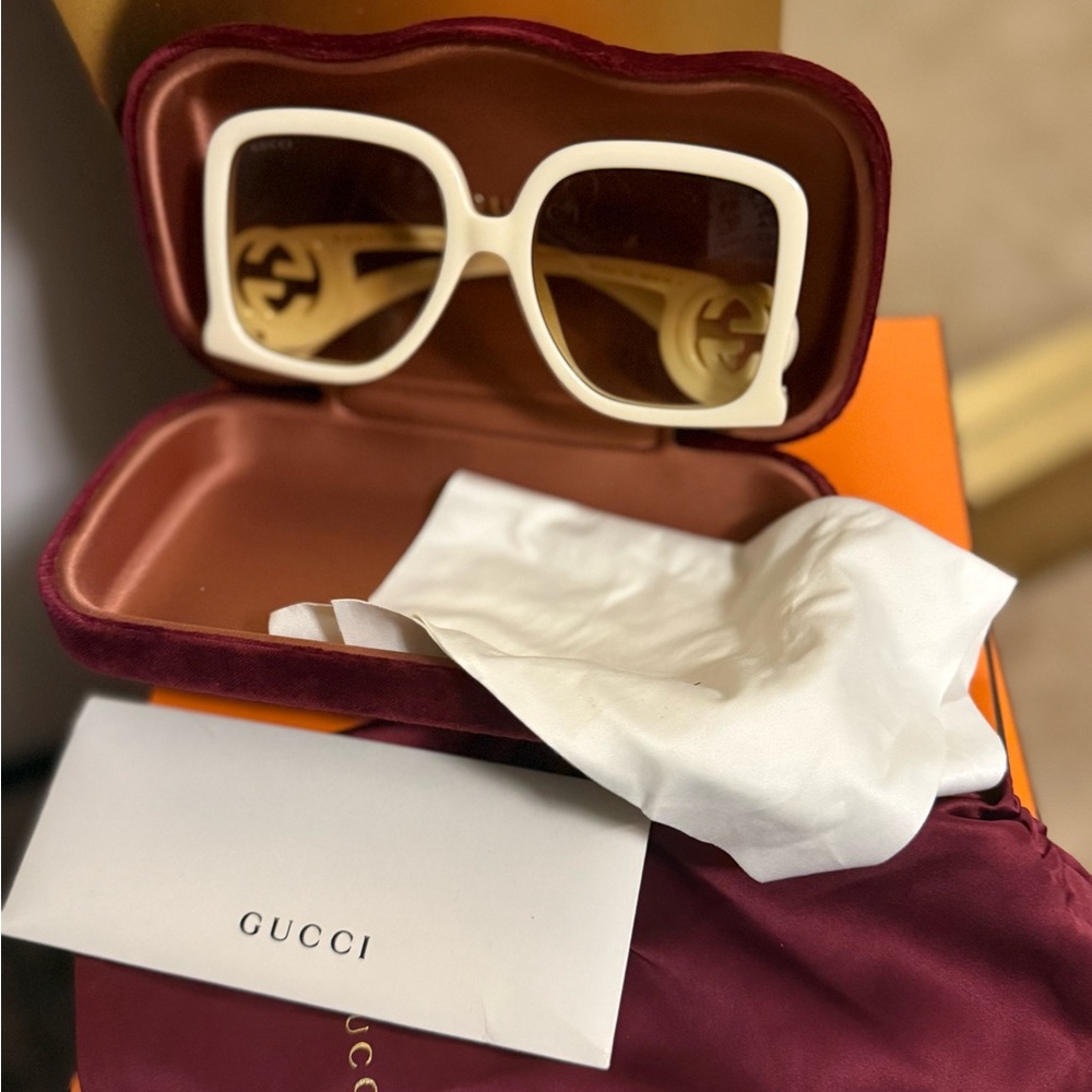 NEW GUCCI GG1326S 002 SQUARE WOMEN SUNGLASSES GUCCI GG1326S